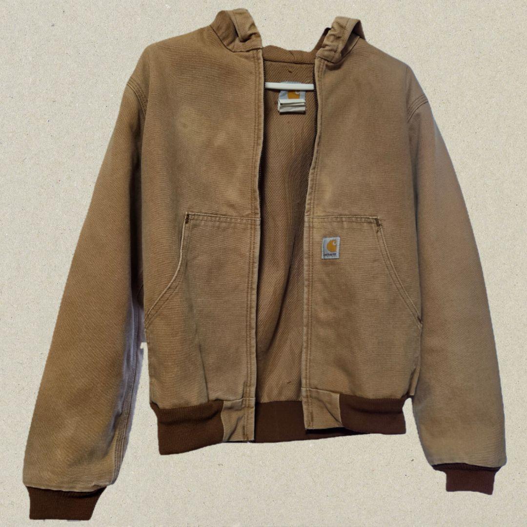 Carhartt フード付きベージュジャケット