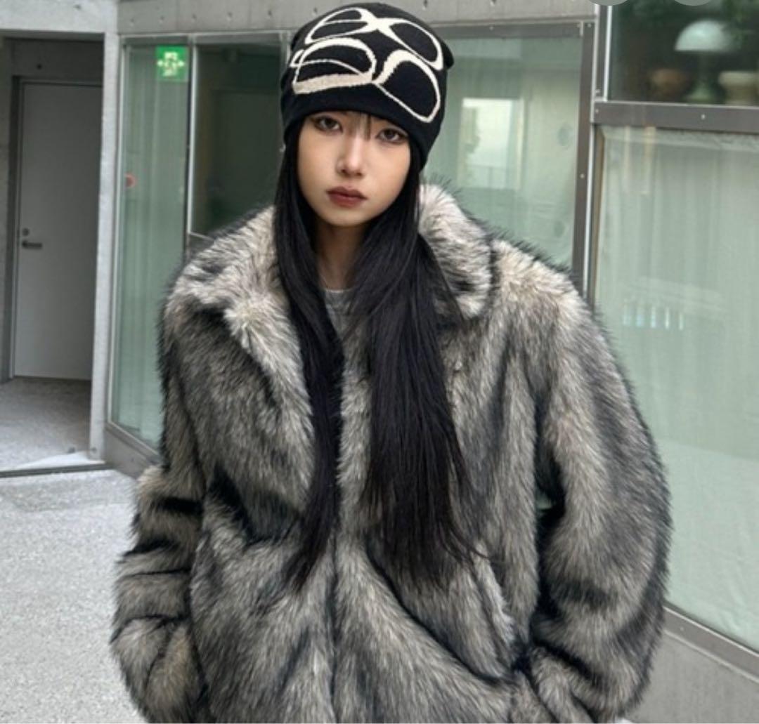 Ablanche グレーファージャケット　ユニセックス 90s 00s y2k