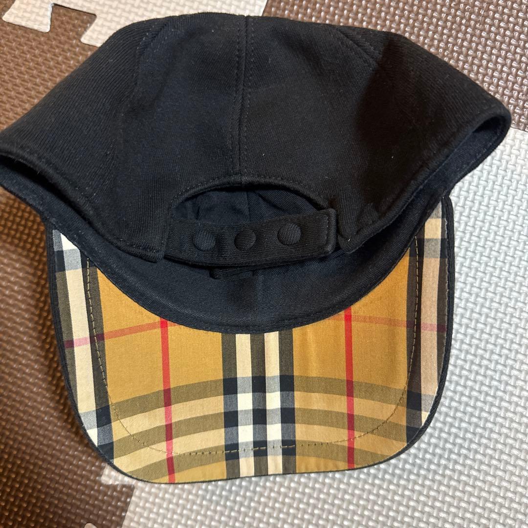【極美品】BURBERRY ブラック ベースボールキャップ M