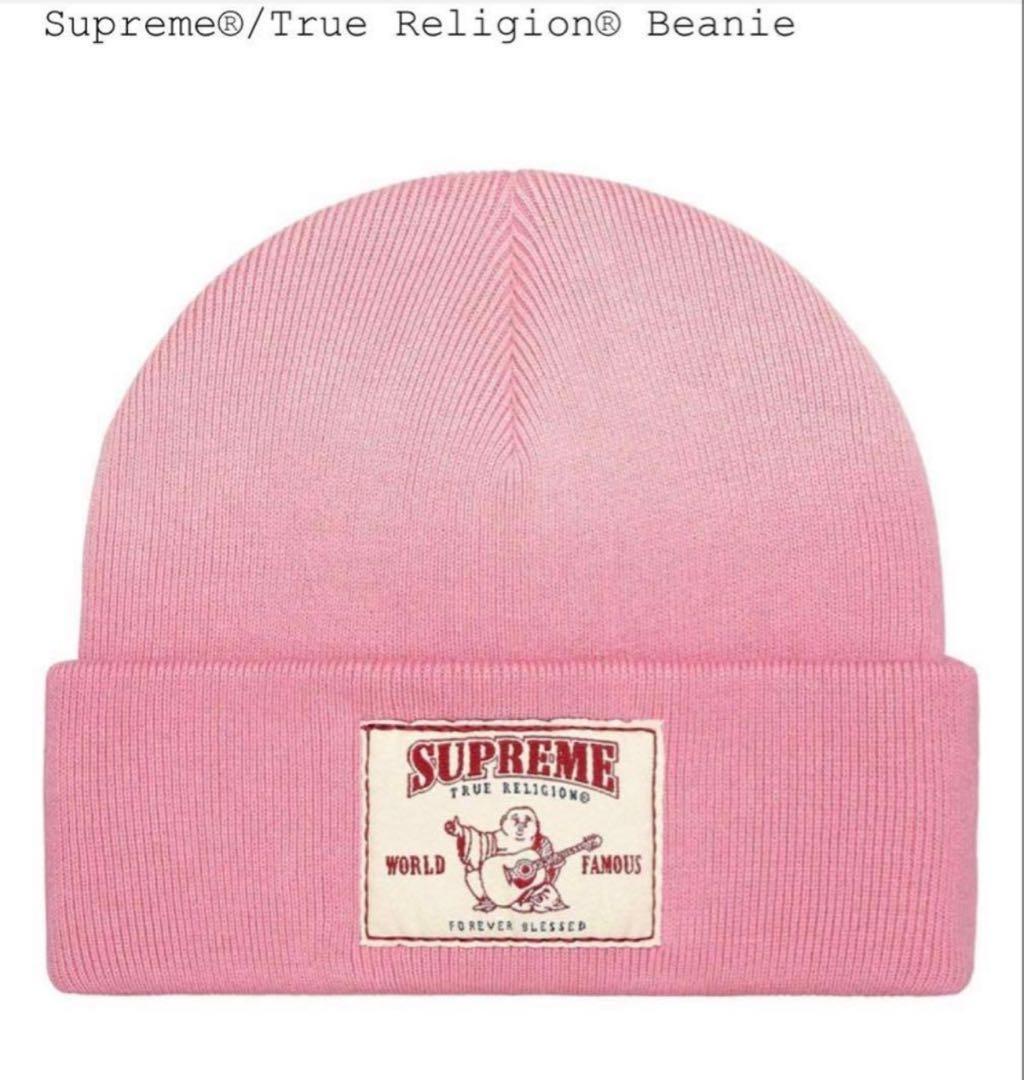 Supreme/True Religion ビーニー ピンク