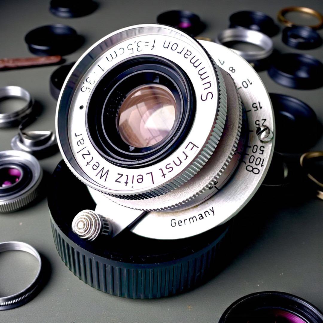 【2025年12月OH済】極上美品Leica Summaron 35mmフード付