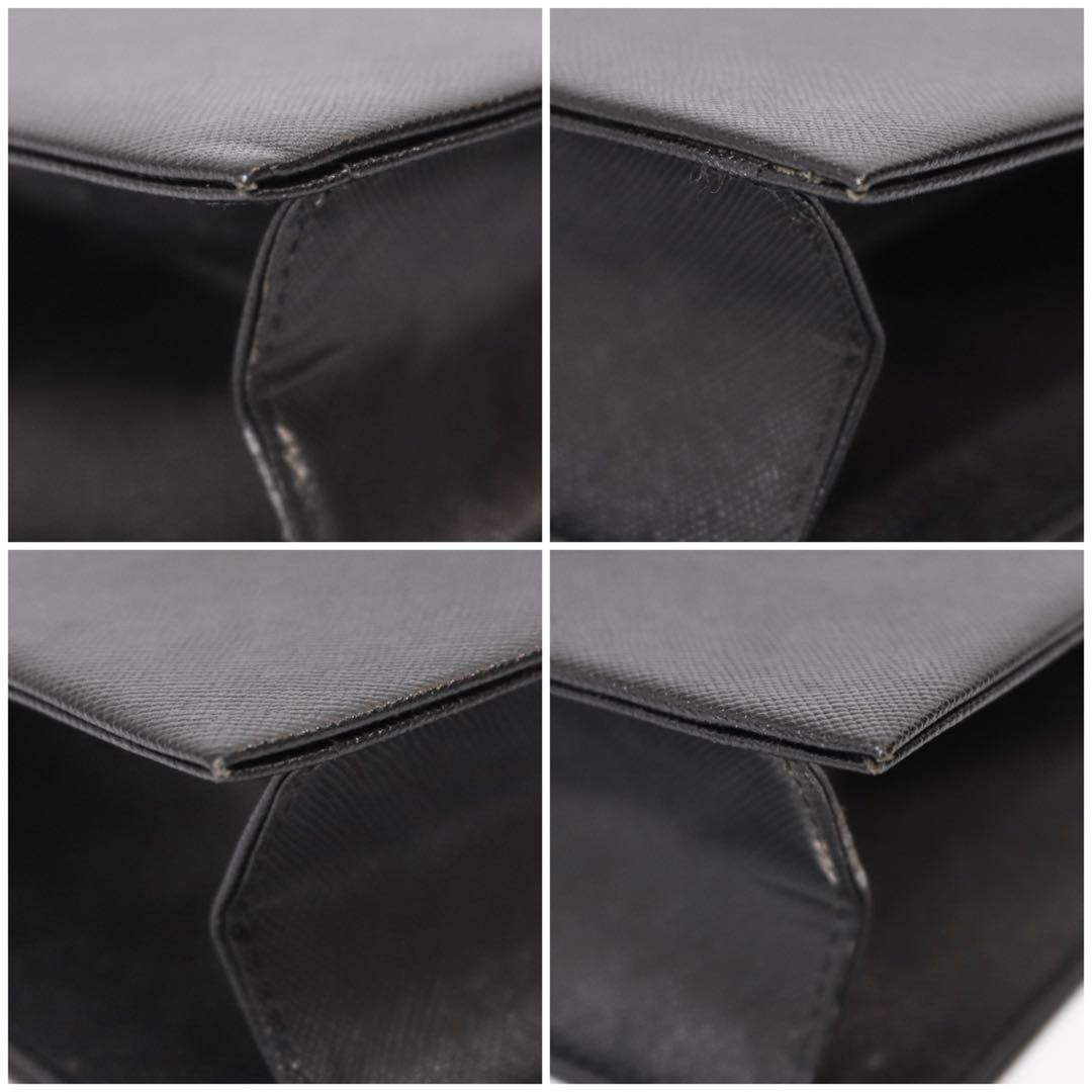 箱付き イヴサンローラン　カサンドラロゴ　クラッチバッグ　サフィアーノ　レザー