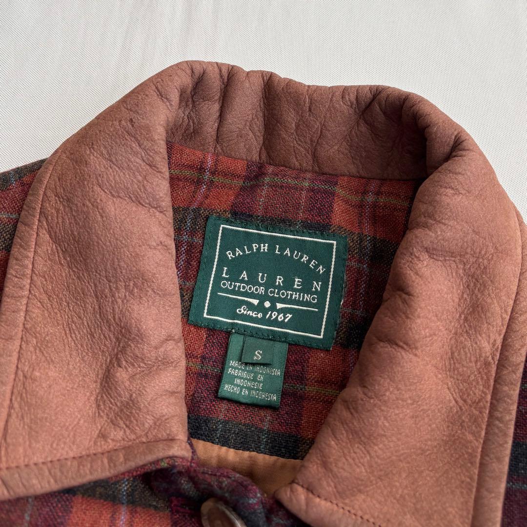 Lauren Ralph Lauren チェック ウールキルティングカバーオール