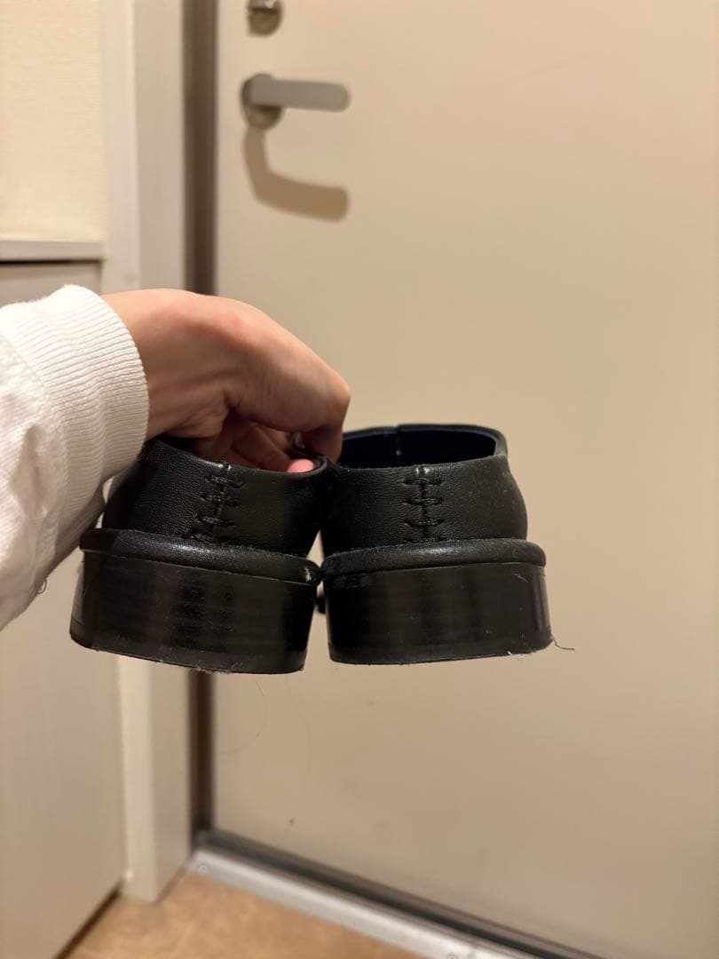 土日限定セール　トゥデイフル　 Slide Leather Shoes