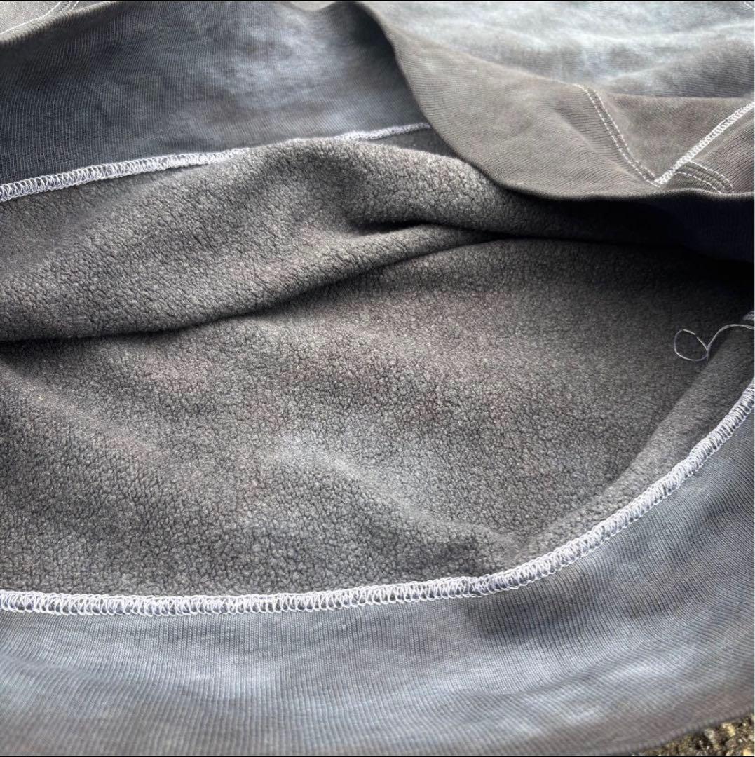 80s Championトリコタグ 後染め ブラック リバースウィーブ 目付き