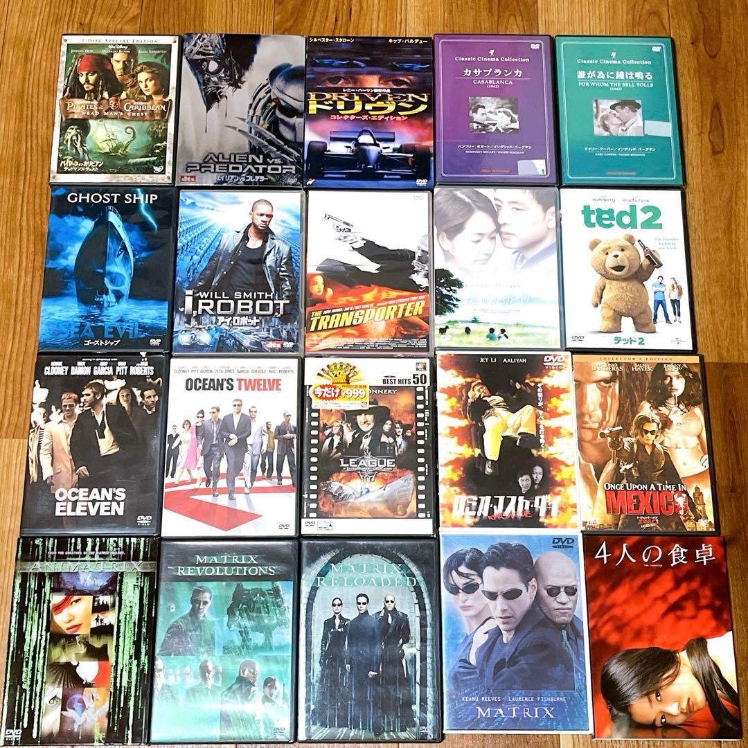 中古洋画・邦画・アニメDVD 110枚まとめ売り 大量DVDセット