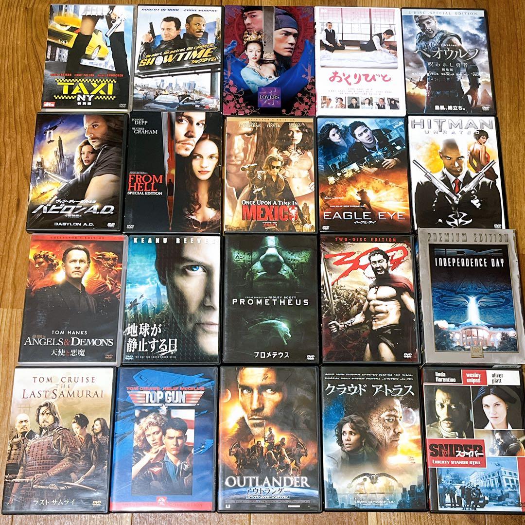 中古洋画・邦画・アニメDVD 110枚まとめ売り 大量DVDセット