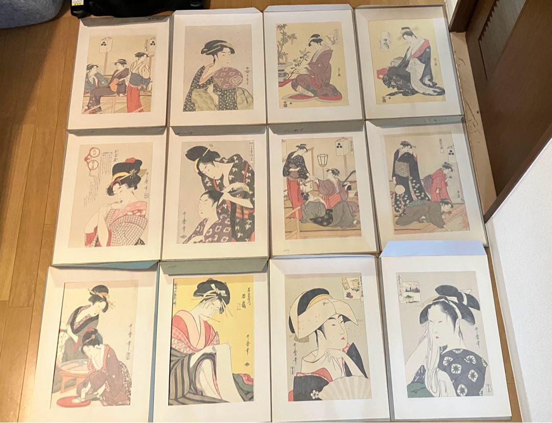 浮世絵名作撰集 古法純手摺木版画 五都浮世絵保存会 喜多川歌麿 他