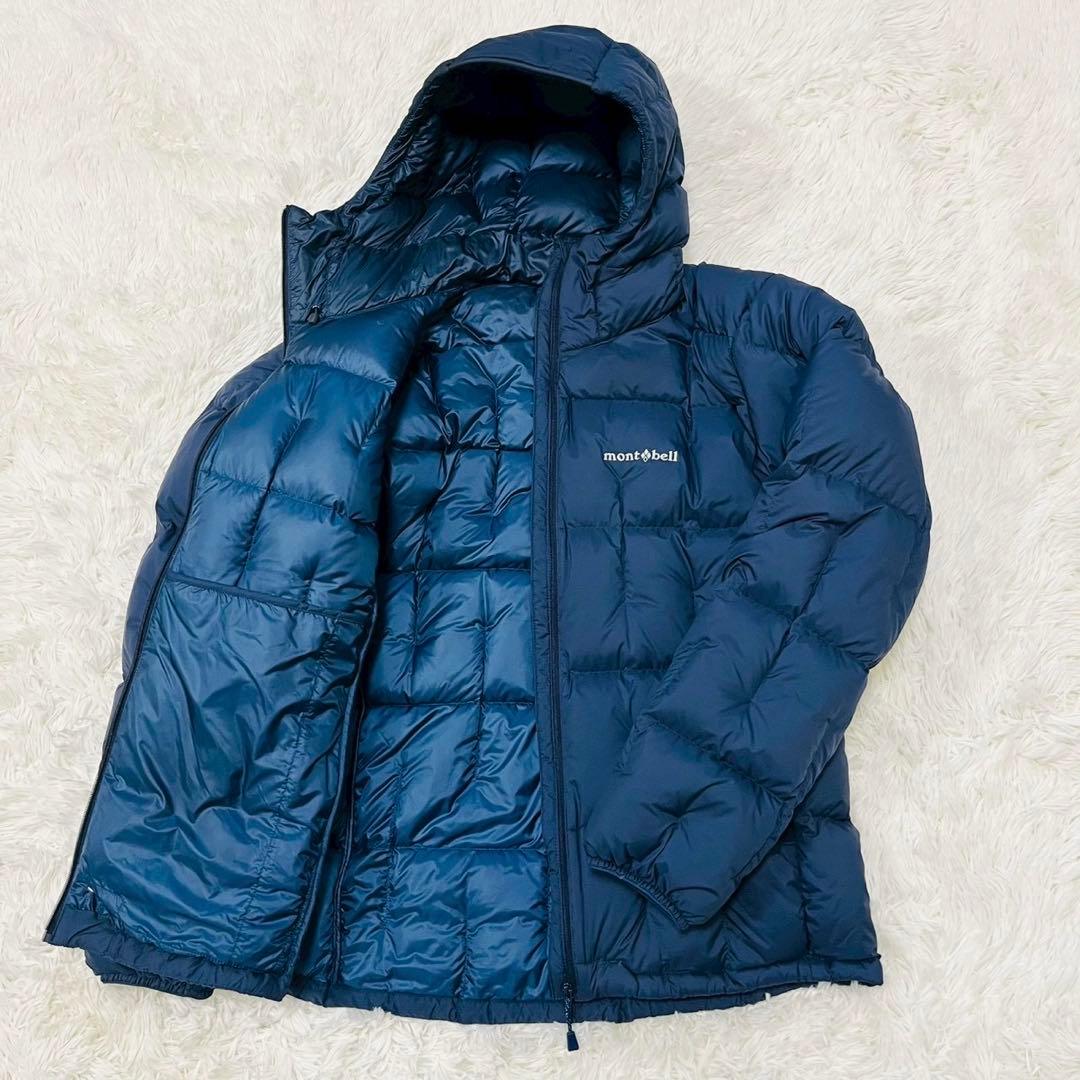 モンベル　ネージュダウンパーカ　スタッフバッグなし L ネイビー