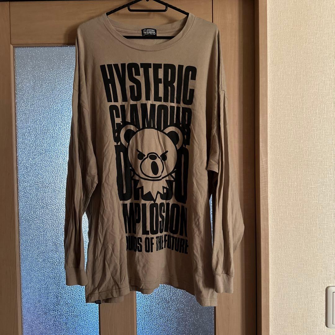 ヒステリックグラマー ヒスベア　オーバーサイズ　ロンＴ