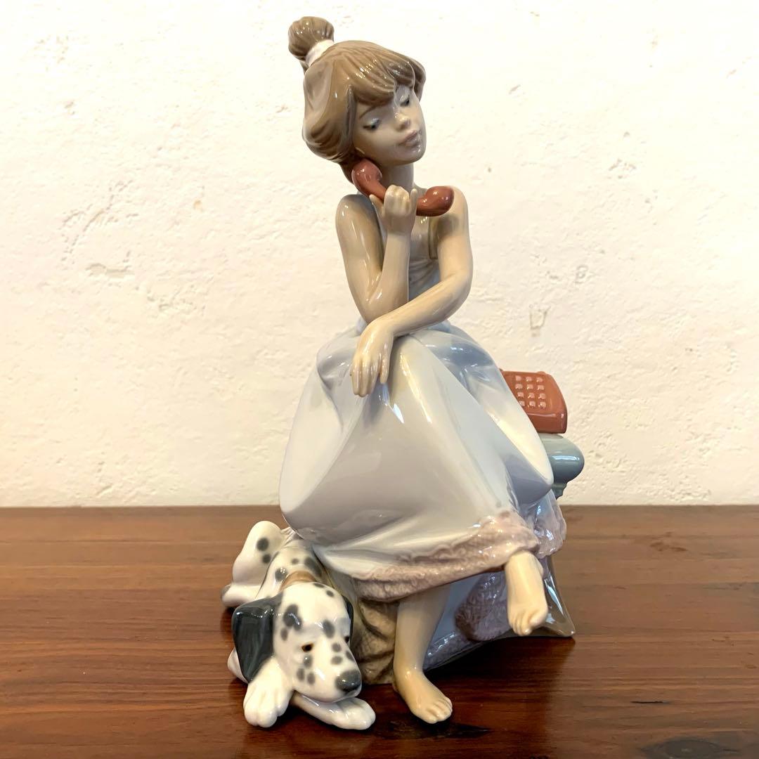 【箱付き美品】リヤドロ(LLADRO)　『大事な電話』 #5466