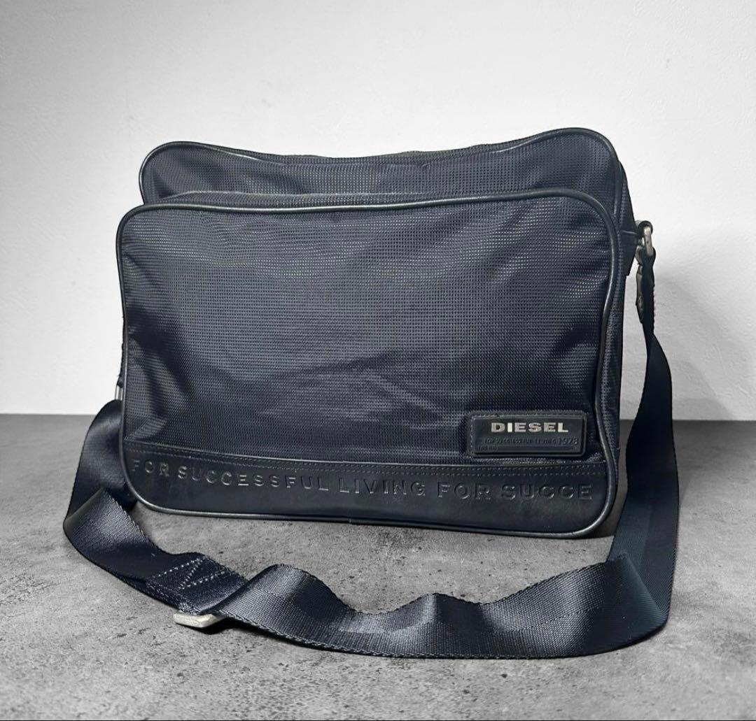 バッグ archive DIESEL Logo Black Shoulder Bag