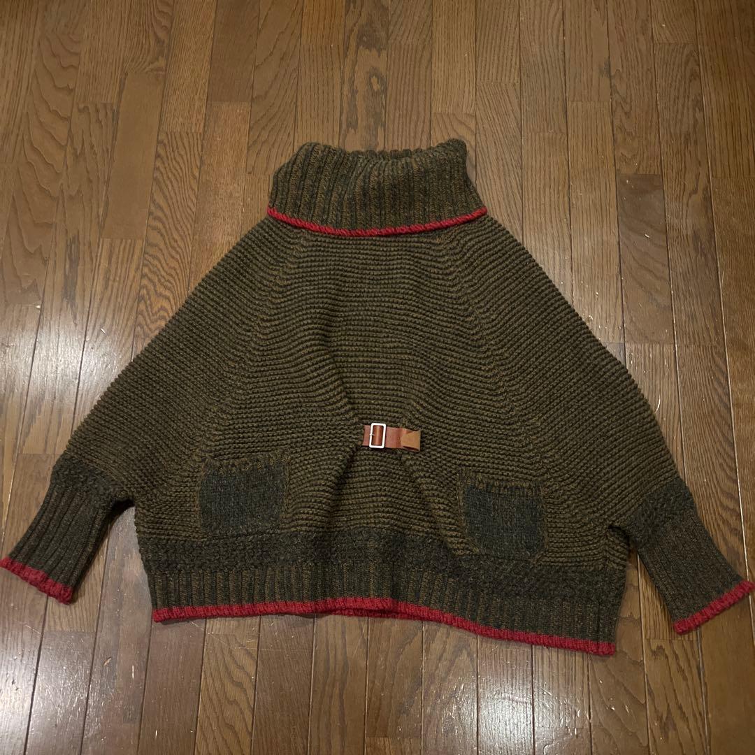 お値引き中‼️kapital ニット アウター ポンチョ