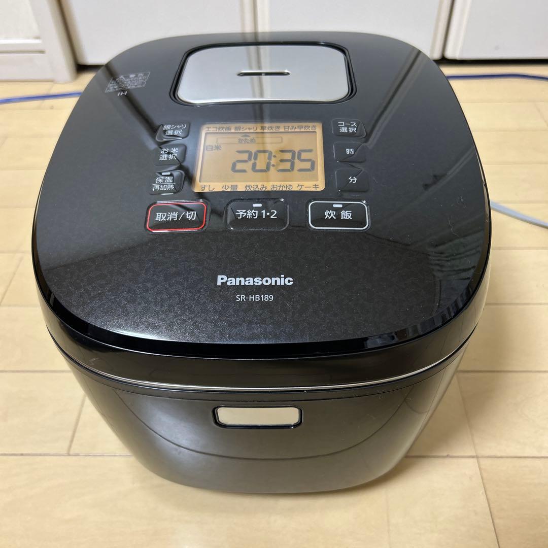 美品　Panasonic 炊飯ジャー　SR-HB189