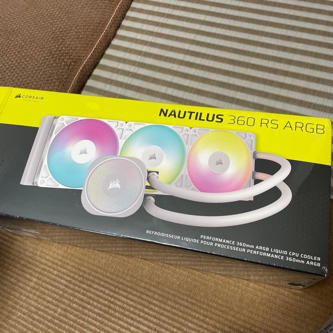 CORSAIR NAUTILUS 360 RS ARGB 簡易水冷CPUクーラー