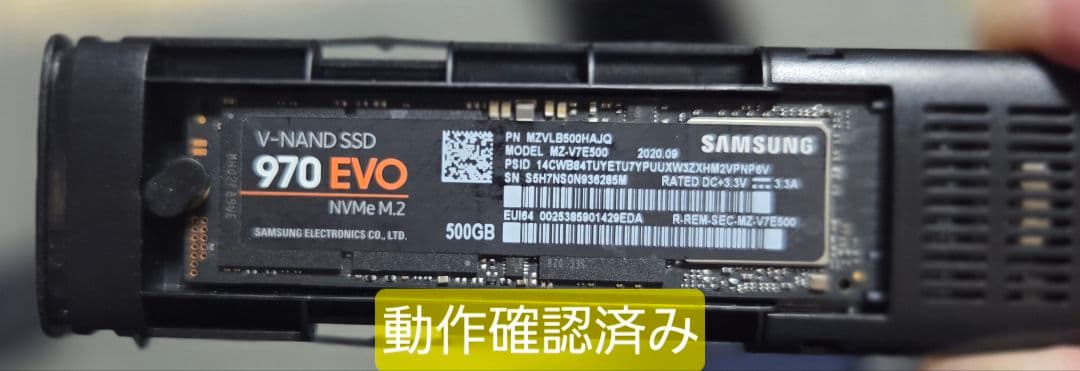 内蔵型SSD Samsung 970 EVO NVMe M.2 SSD 500GB