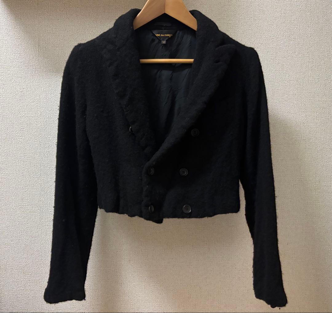 COMME des GARÇONS 縮絨ショートジャケット コート