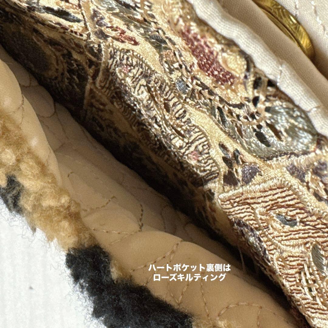 あ*き様 コヤンイサムチョン♡新作カフェオレ色インド刺繍リトルサンダーのトートバ