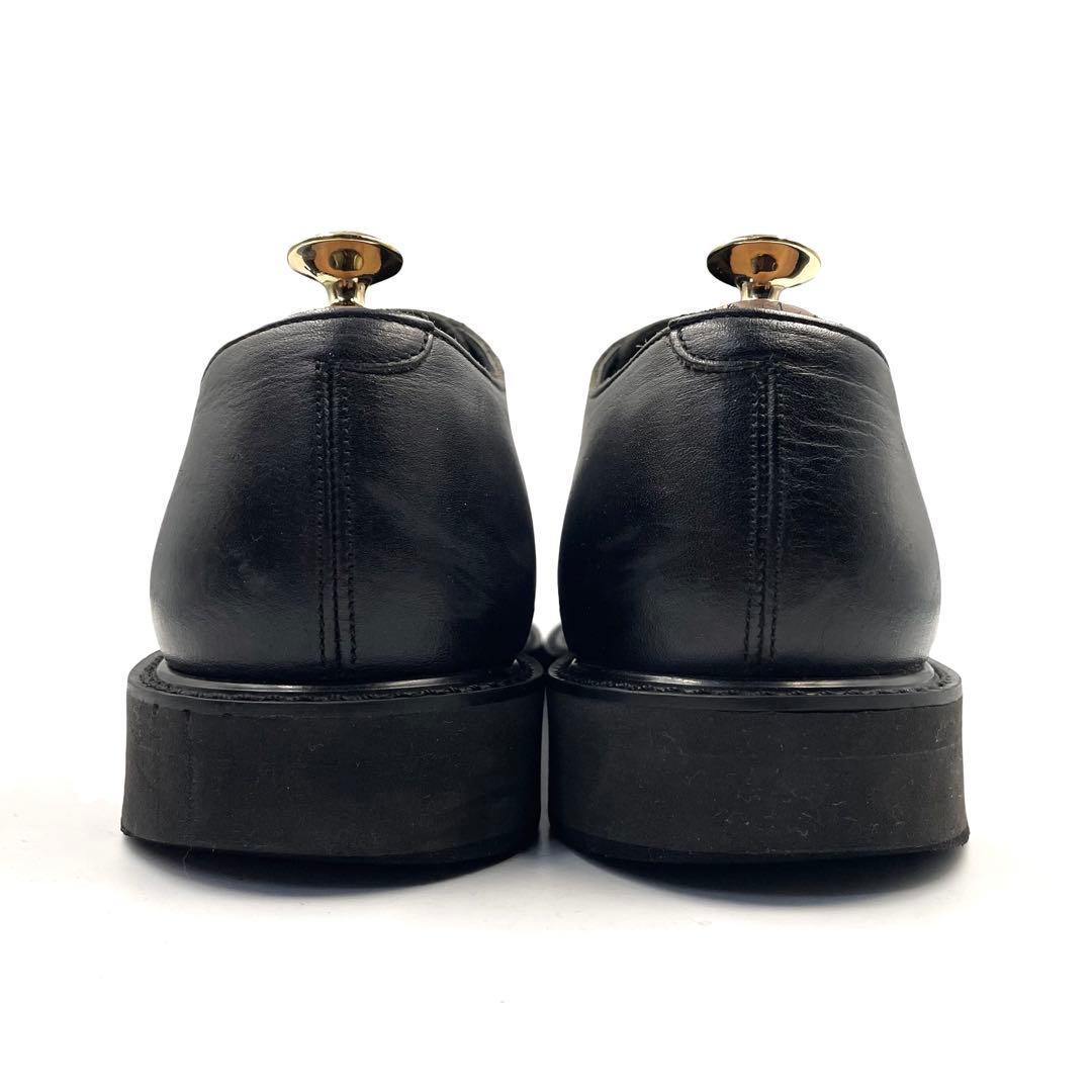 《超美品》ヤマチョウメイド 三陽山長 ダブルモンク 本革 レザー ブラック 8