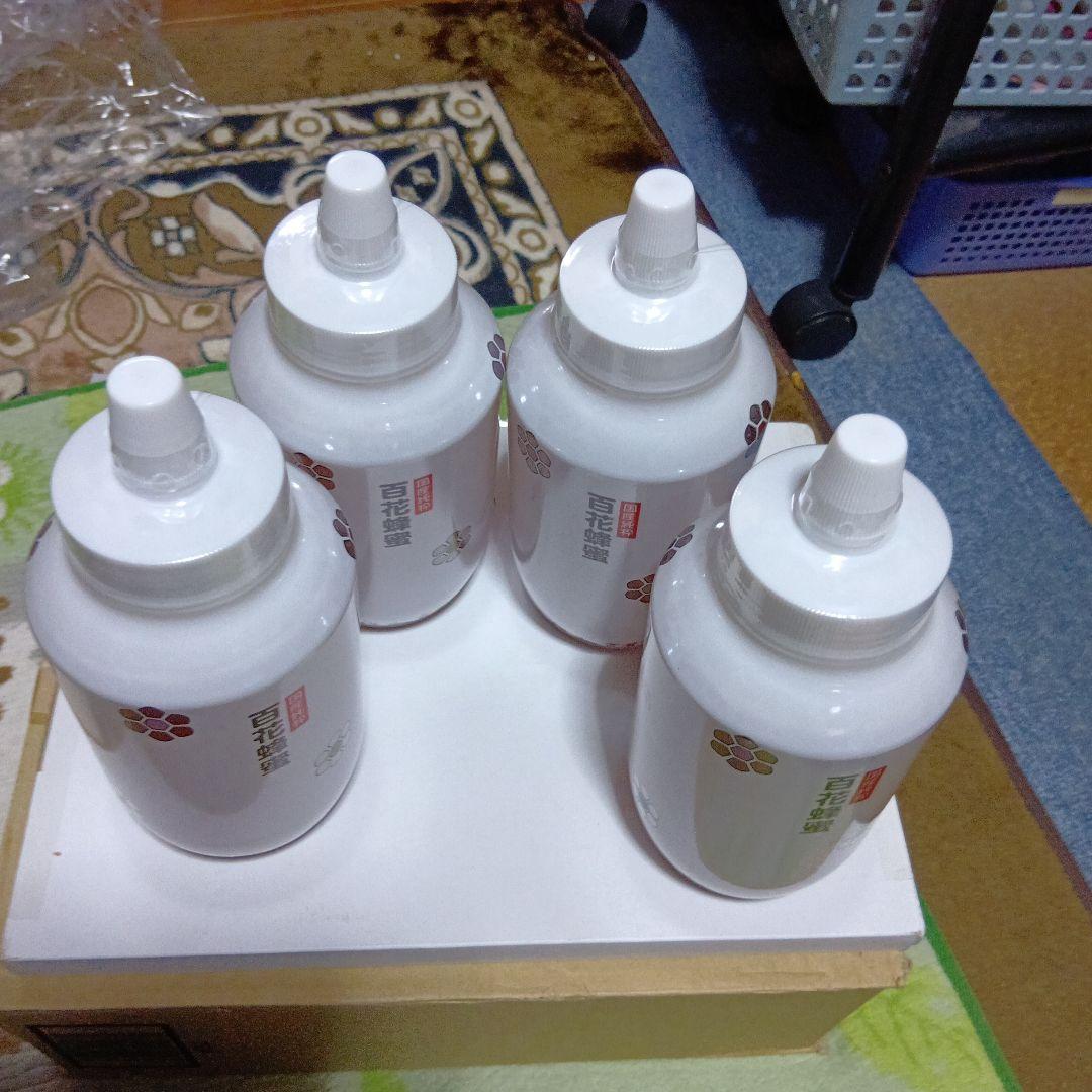 国産純粋百花はちみつ1kg 4本　非加熱