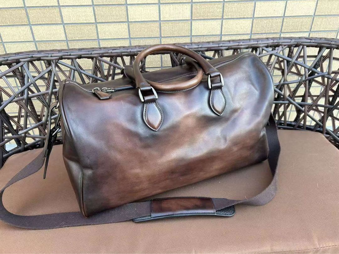 BERLUTI ベルルッティボストントラベルバッグ2wayショルダーバッグ極美品