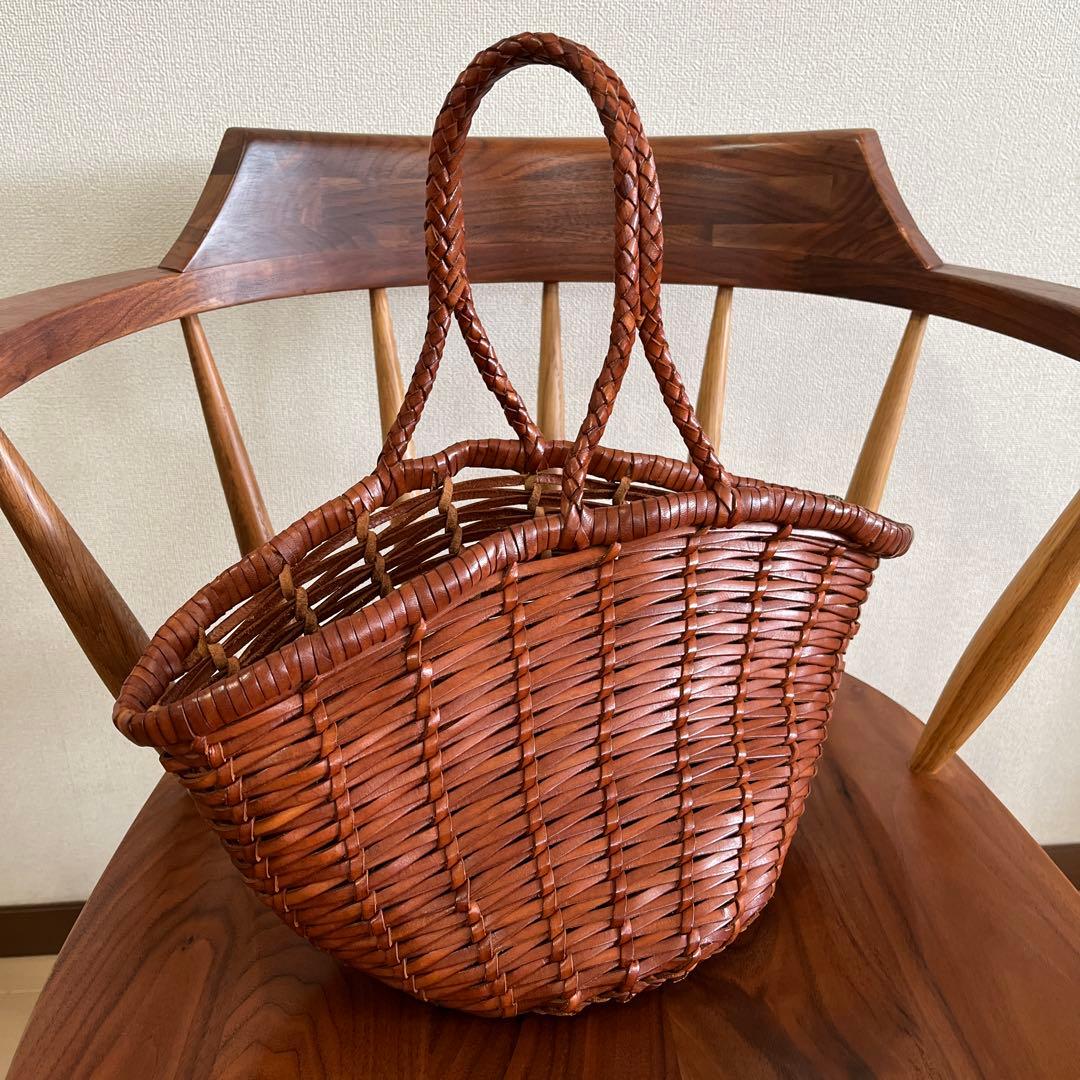 dragon ドラゴン　メッシュレザーカゴバッグ