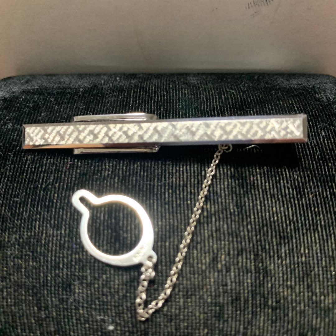 Takashimaya 編み込み模様 ネクタイピン　K 14WG