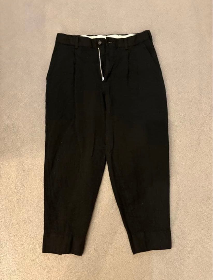 コムデギャルソンオムドゥ　2023AW タックパンツ｜縮絨ウール｜正規品