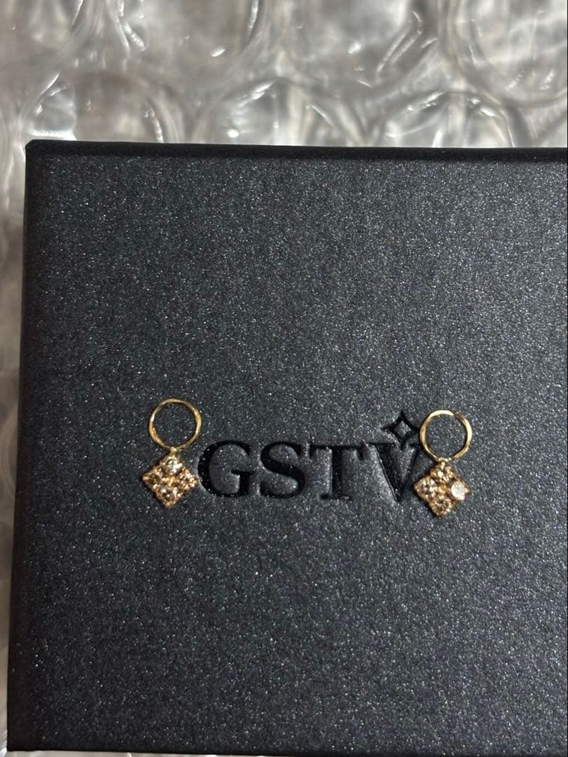 破格！完売お得GS TV 18Ｋブラウンダイヤモンドピアリングチャーム