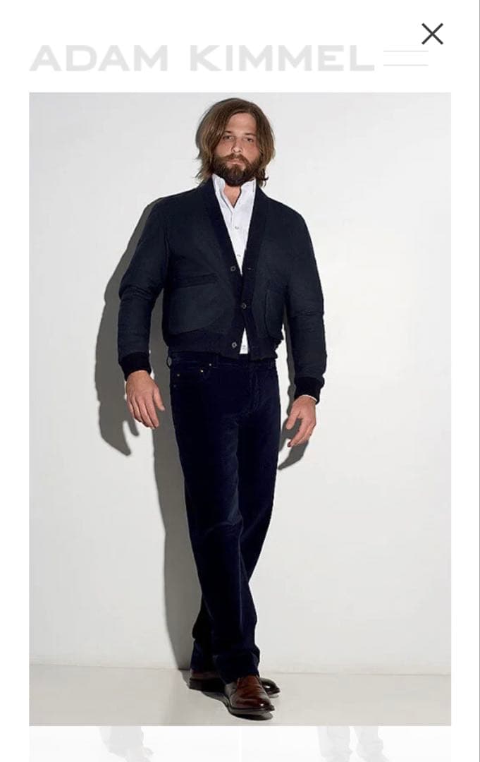 Adam kimmel カシミアカーディガン ノーカラージャケット アダムキメル