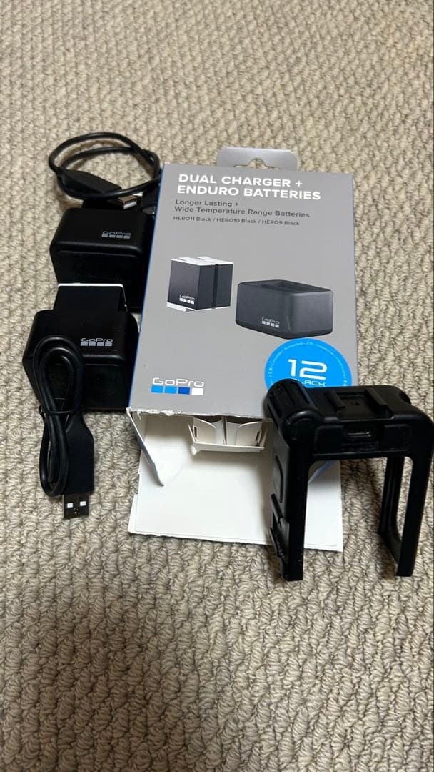 【公式】 GoPro(ゴープロ) デュアルバッテリー　2個セット 二つ