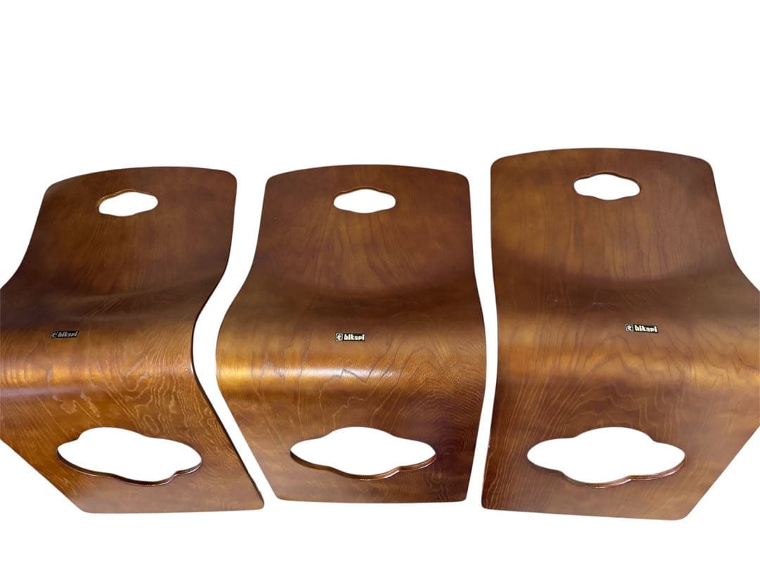 HIKARI 光製作所 曲げ木座椅子 10脚セット 和モダン　旅館　座椅子