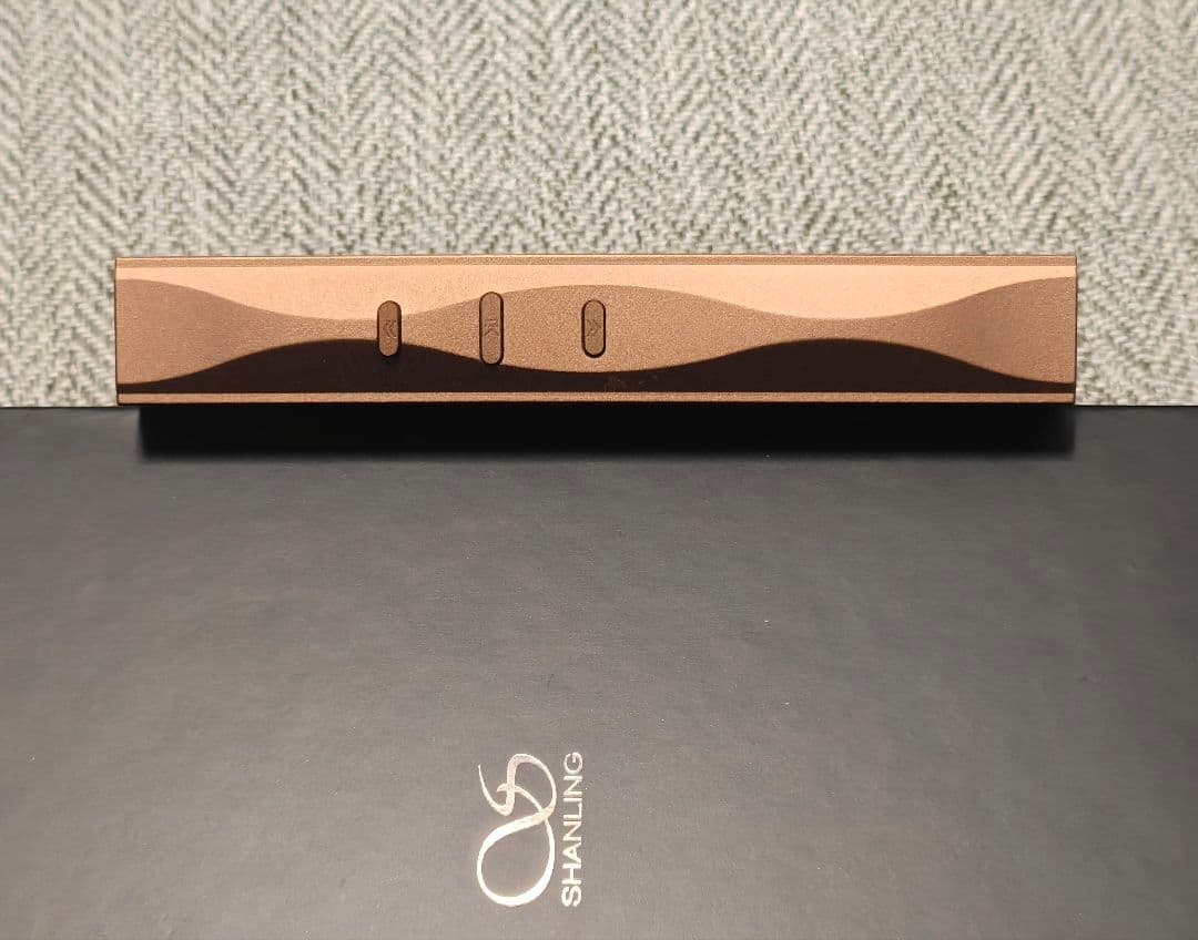 極美品 Shanling M3 Plusモカ TPUケース+レザーケース付き