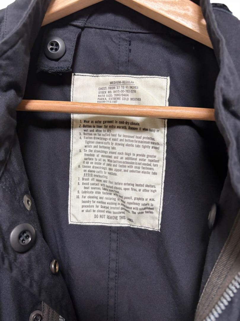 新品未使用　BUZZ RICKSON'S - \"M65 PARKA\"