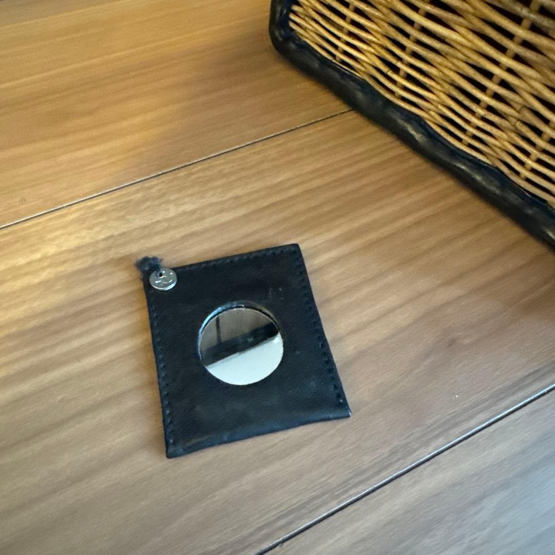 【最終値下げ】ebagos カーフハンドバッグ M カーフレザー紅籐 エバゴス