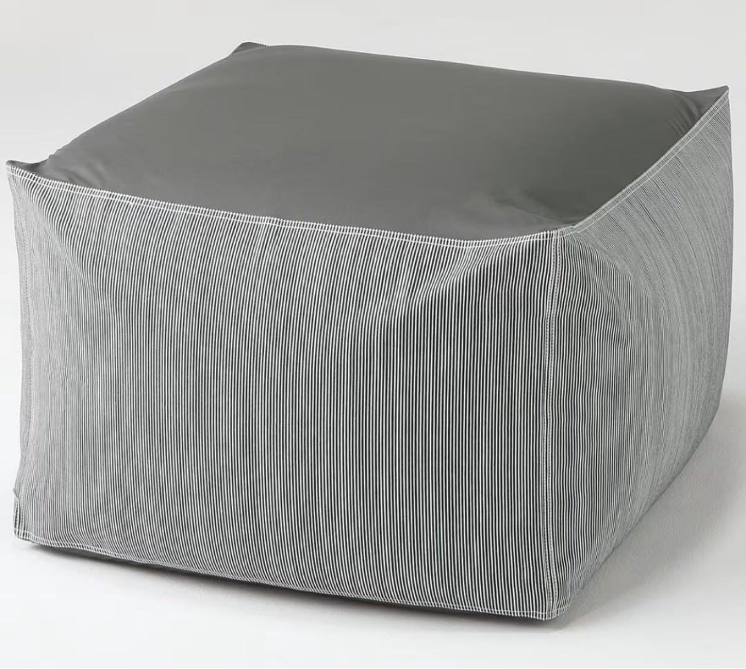 無印良品【新品】体にフィットするソファ　綿デニム　ヒッコリー　セット大