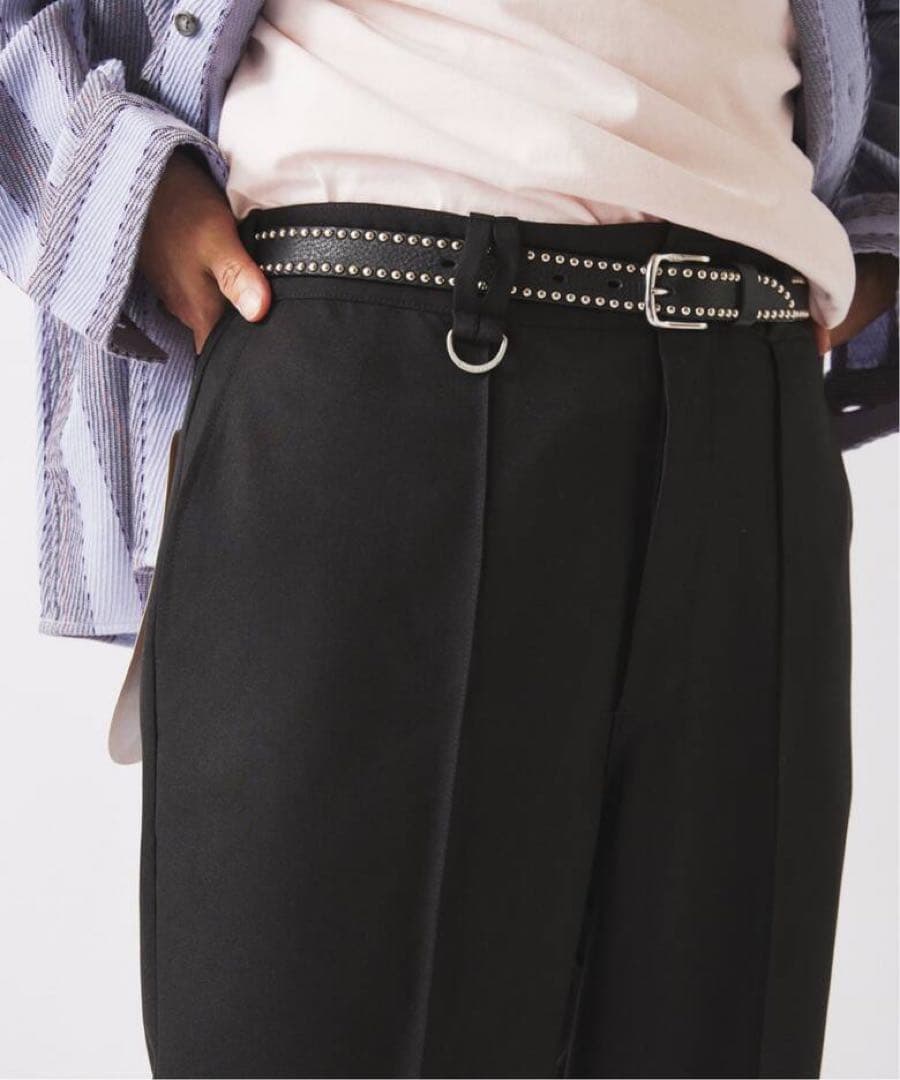 relume ディッキーズ 別注 ピンタック ワイドスラックス 黒 M