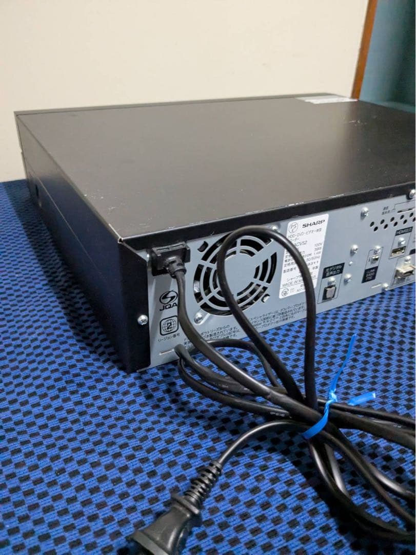 SHARP AQUOS DVDレコーダー リモコン付き