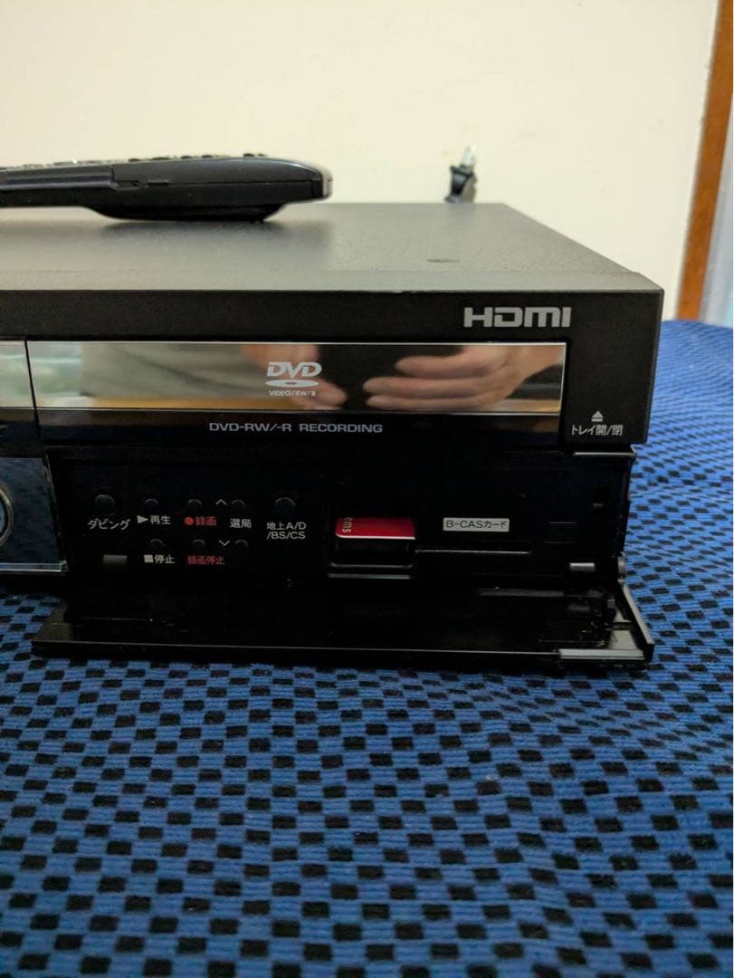 SHARP AQUOS DVDレコーダー リモコン付き