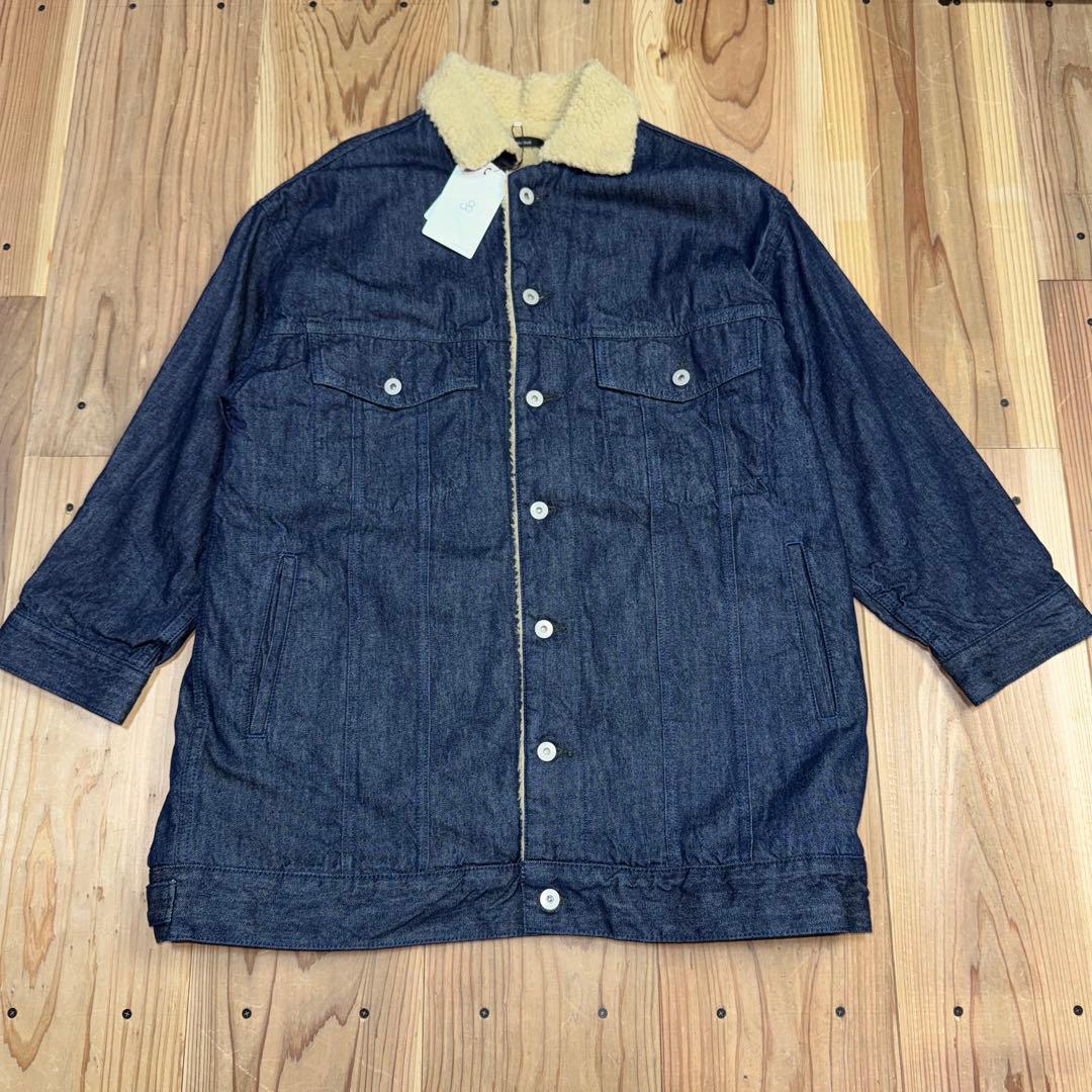 新品 JOHNBULL ジョンブル　裏ボアジャケット デニムジャケット FREE