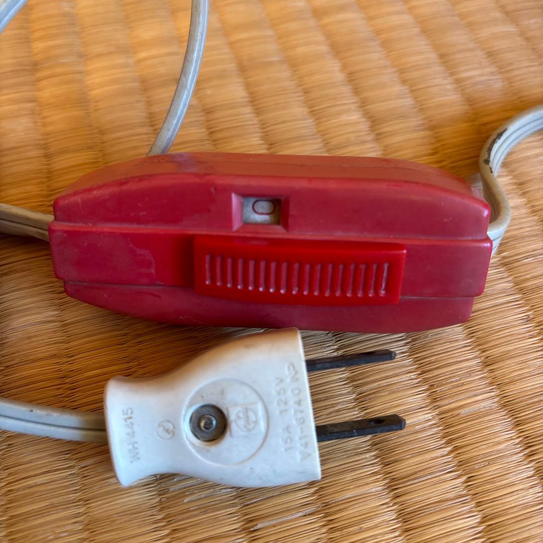 KAWASAKI 赤色 家庭用 扇風機 レトロ