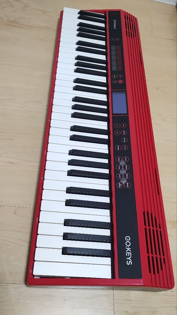 【27年7月迄保証付き】Roland Go:Keys go61k 61鍵 レッド