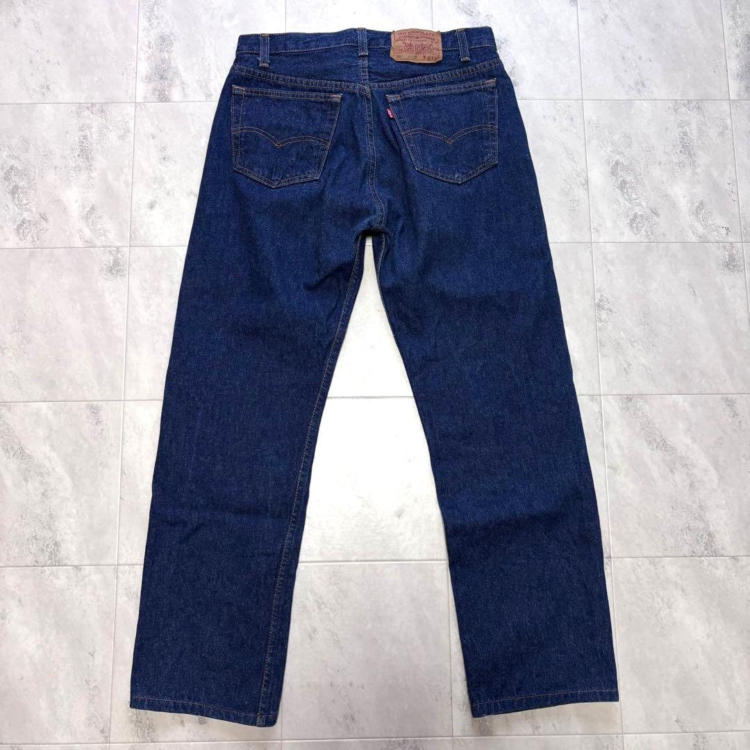 【80s】濃紺 リーバイス 501 ハチマル ナイロンフットボタン USA製