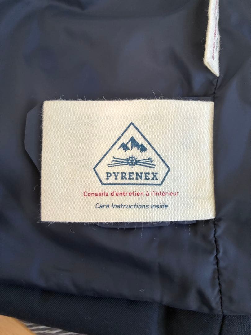 ピレネックス　アヌシー　ネイビー　ダウン