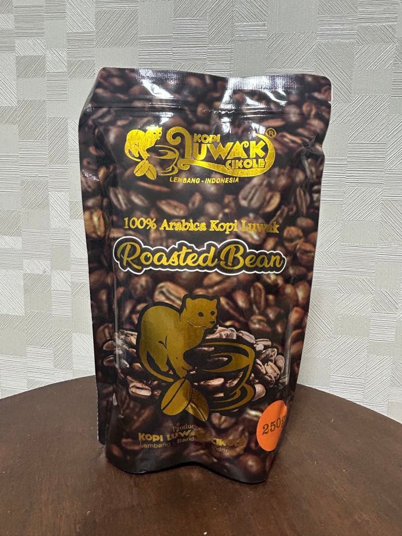 コーヒー Kopi Luwak Cikole Roasted Bean 250g