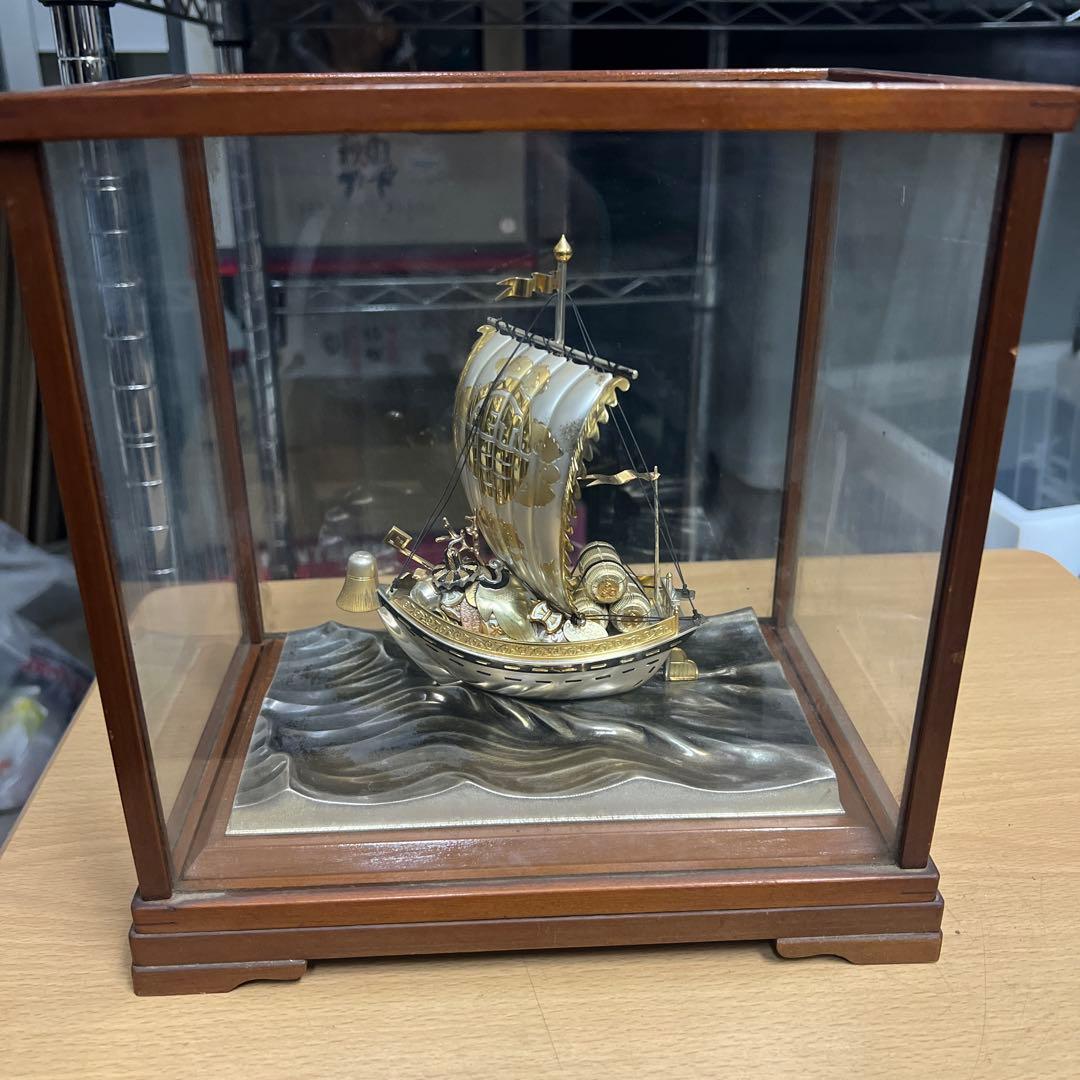 関武比古 作『銀製 宝船』　STERLING980