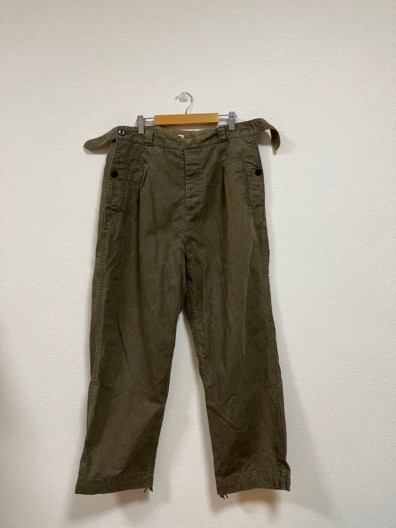 OUTIL PANTALON LIMOGES ウティ タックミリタリーパンツ