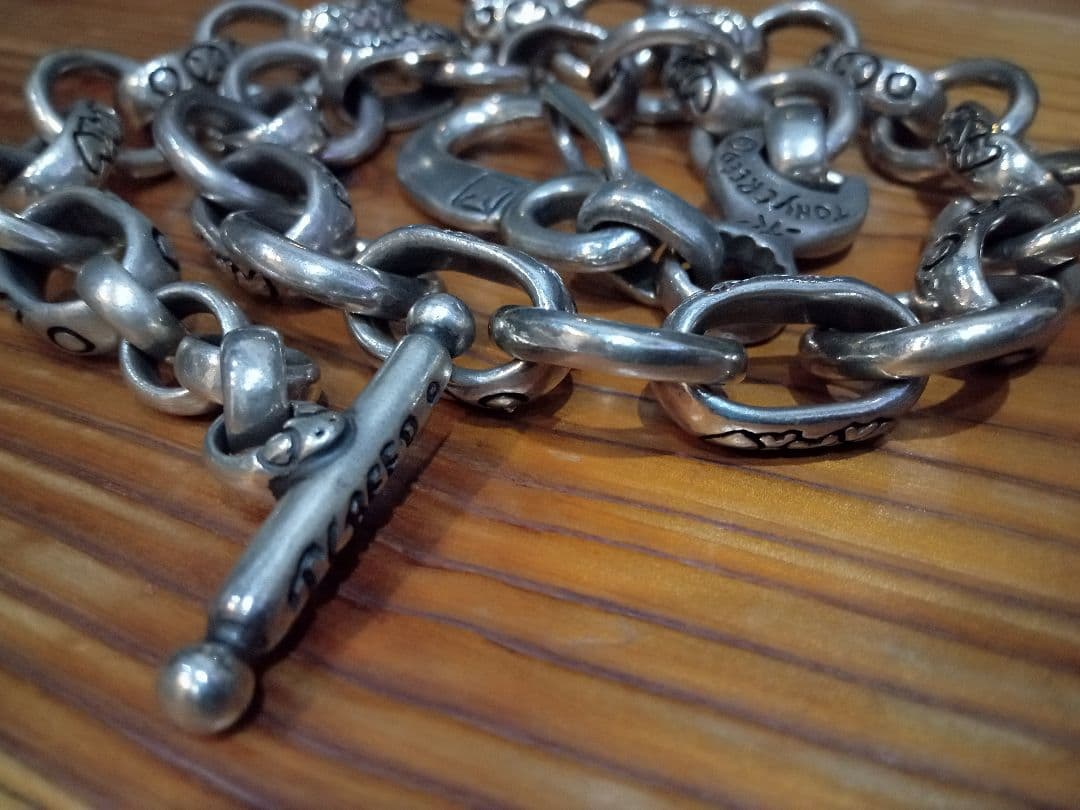 Tony Creed トニークリードクロス&ハートカスタムウォレットチェーン