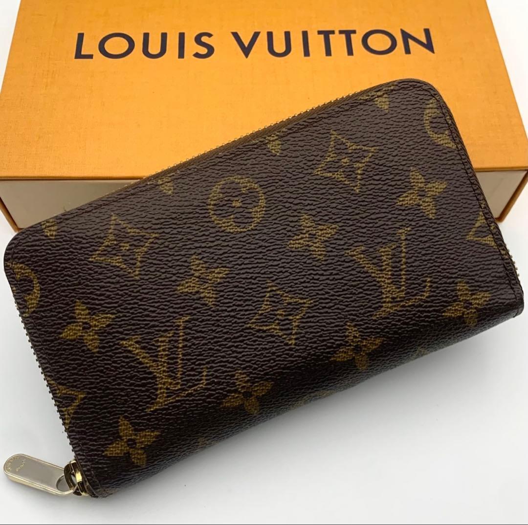 美品 ルイヴィトン ジッピー コンパクトウォレット ラウンドファスナー 財布