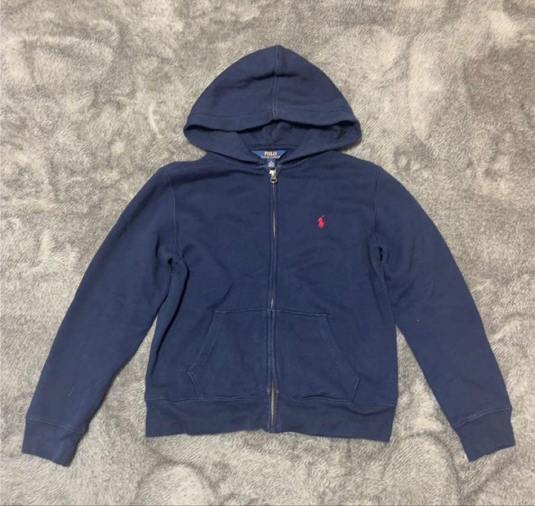 ポロラルフローレンPOLO Ralph Laurenネイビージップアップパーカー